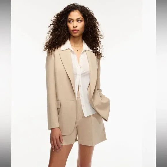 NEW Aritzia Wilfred Flores Single-Breasted Oversized Blazer - Picture 2 of 4